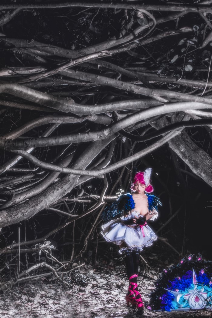 萝莉风COS 桜桃喵 – 王者荣耀之小乔天鹅之梦 [12P/278MB]