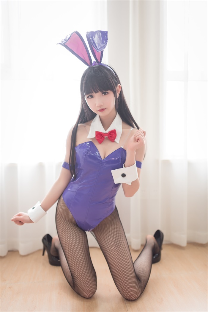 网红Coser@雪琪 – 兔女郎 渔网袜 [58P/259MB]