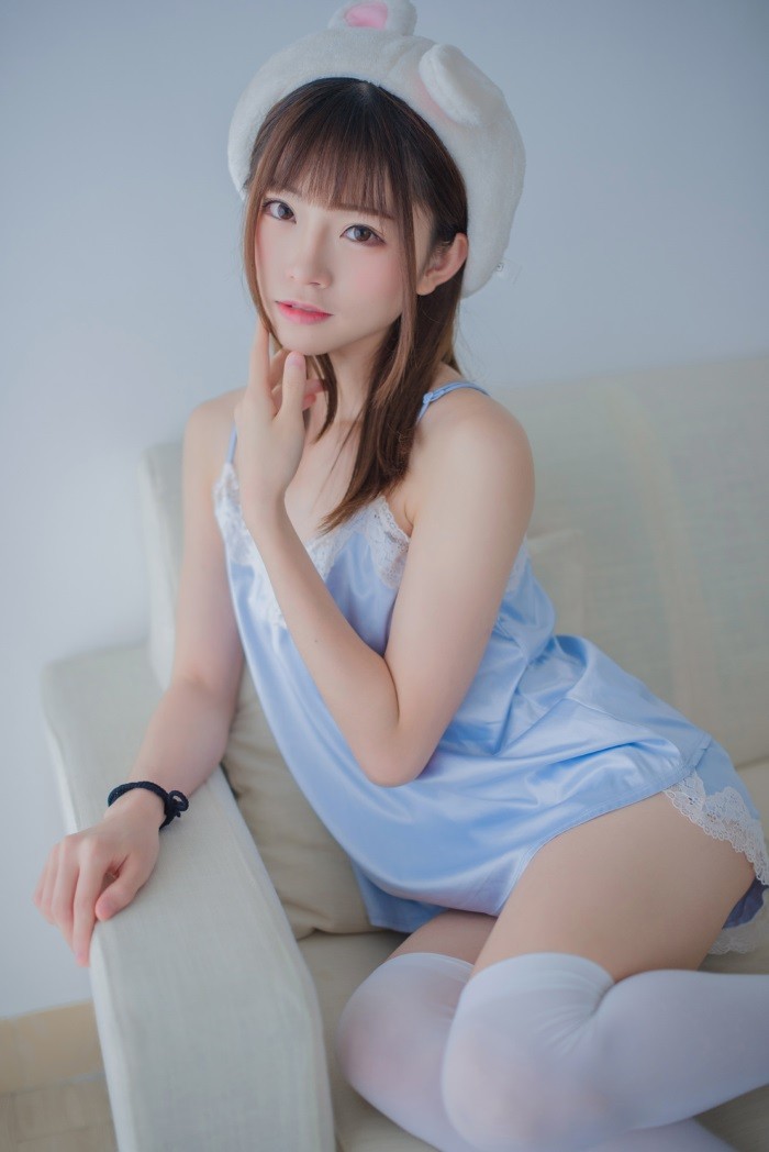 风之领域精品写真@No.172 迷你吊带蓝色睡衣 [70P/185MB]