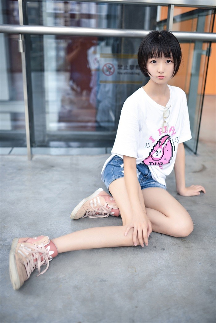 风之领域精品写真@No.105 牛仔短裤小丸子 [45P/198MB]