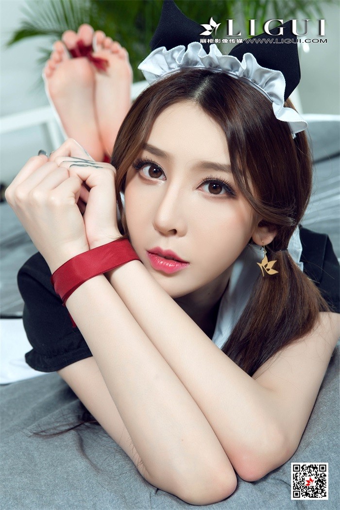 [Ligui丽柜] 2019.03.01 娇滴滴的女仆 Model 兔子 [112+1P/124MB]