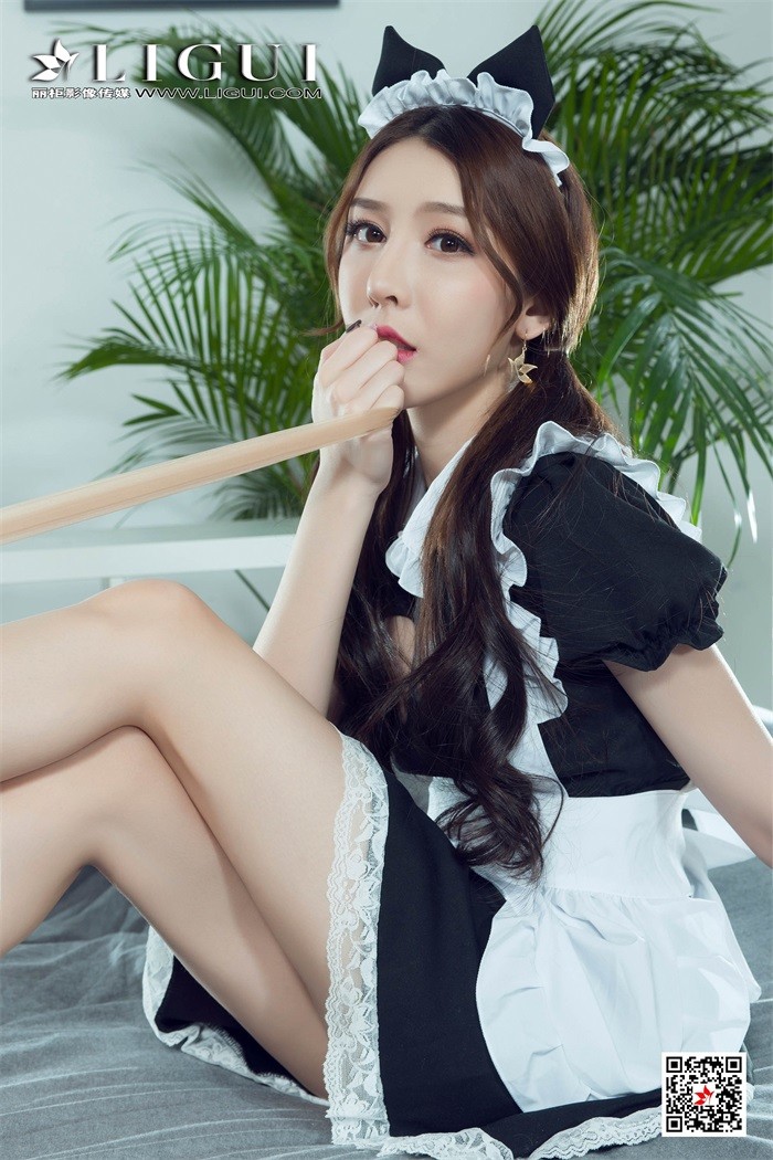[Ligui丽柜] 2019.03.01 娇滴滴的女仆 Model 兔子 [112+1P/124MB]