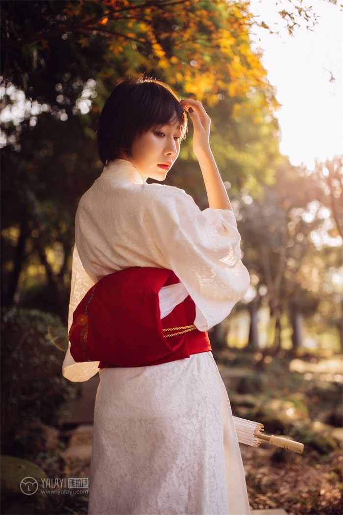 [YALAYI雅拉伊] 2018.12.04 No.136 夕阳下的和风少女 静静 [46P/609MB]