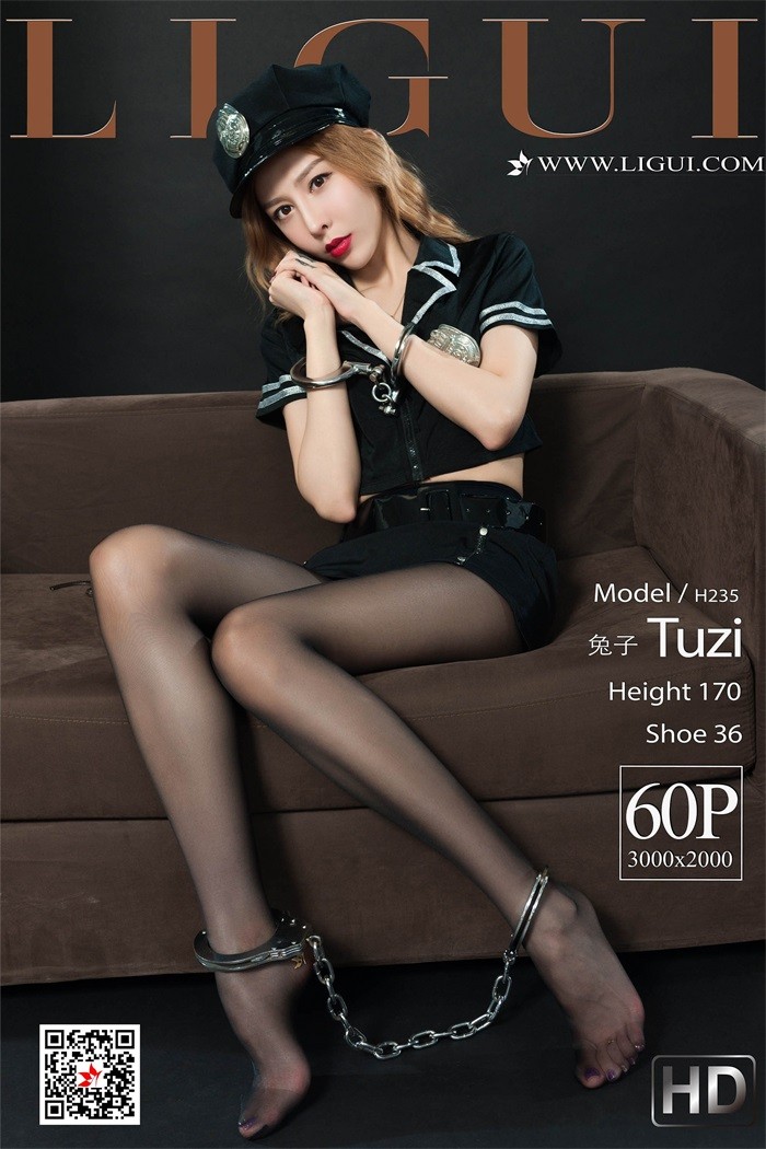 [Ligui丽柜] 2019.08.23 黑丝制服 Model 兔子 [61+1P/41MB]