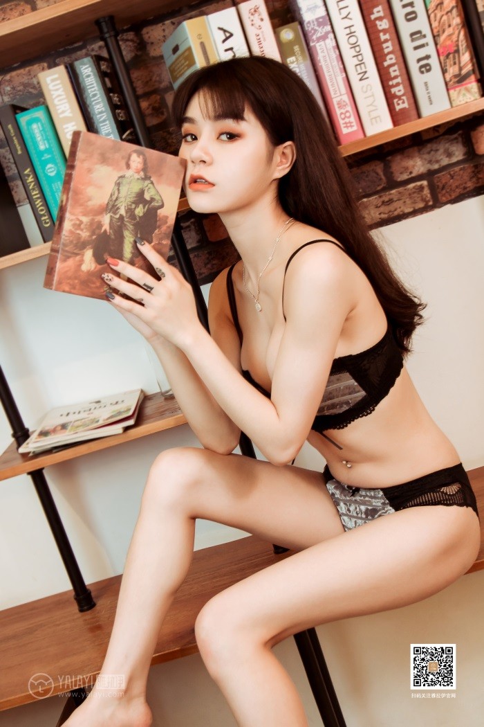[YALAYI雅拉伊] 2019.08.07 No.362 图书馆精灵 模特蓉蓉 [42P/442MB]