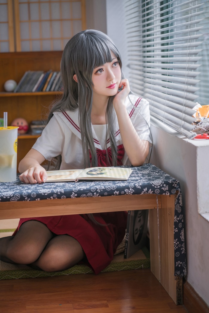 喵糖映画少女写真 VOL.017 黑丝红裙蝴蝶结 [40P/730MB]