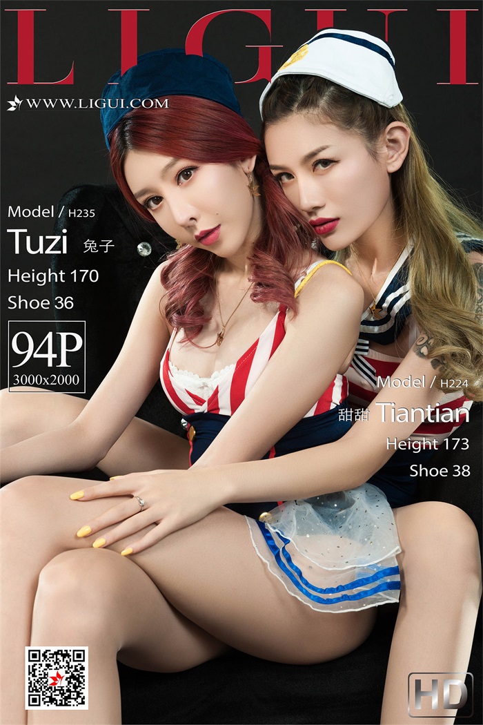 [Ligui丽柜] 2019.10.25 兔子甜甜《双生花》[95P/68.5MB]