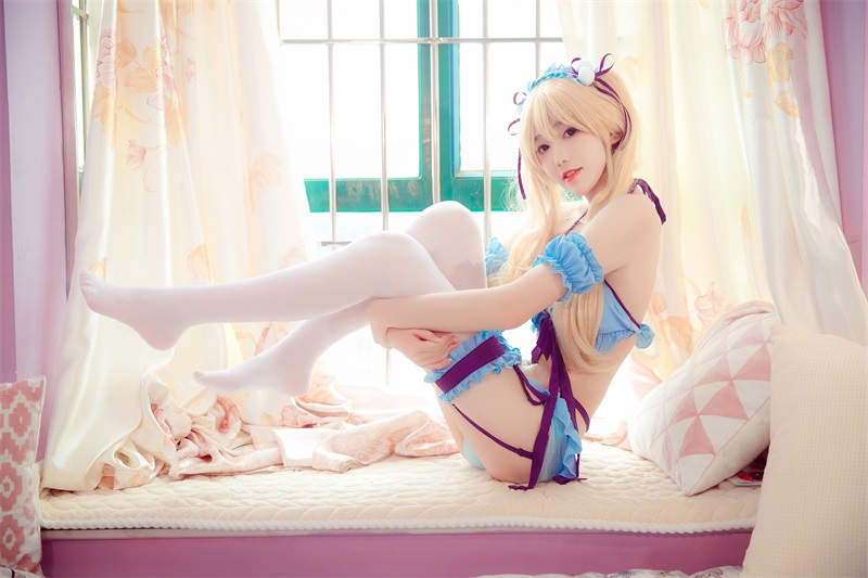 微博红人动漫Coser@南桃Momoko 英梨梨内衣 [18P/100MB]