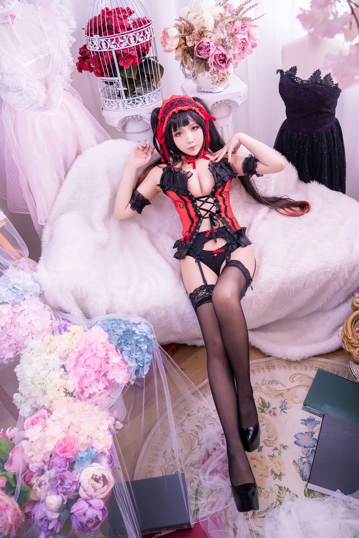微博红人Coser@抱走莫子aa-狂三 内衣诱惑 [38P/0.98G]