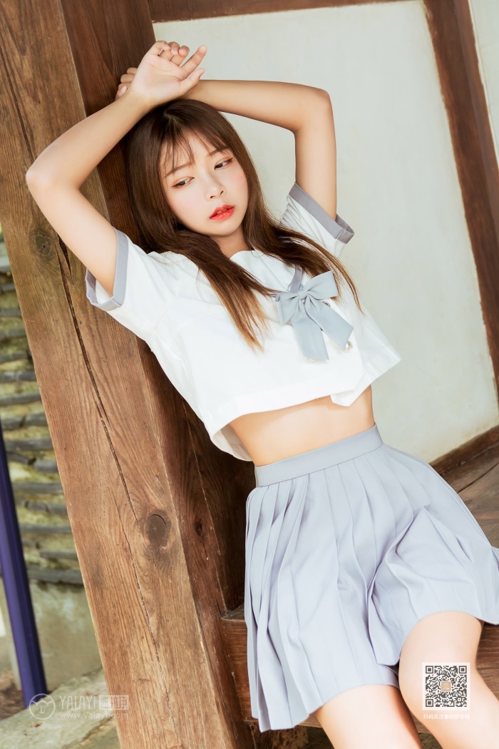 [YALAYI雅拉伊] 2019.11.25 No.471 越秀百褶裙少女 阿禾 [43P/439MB]