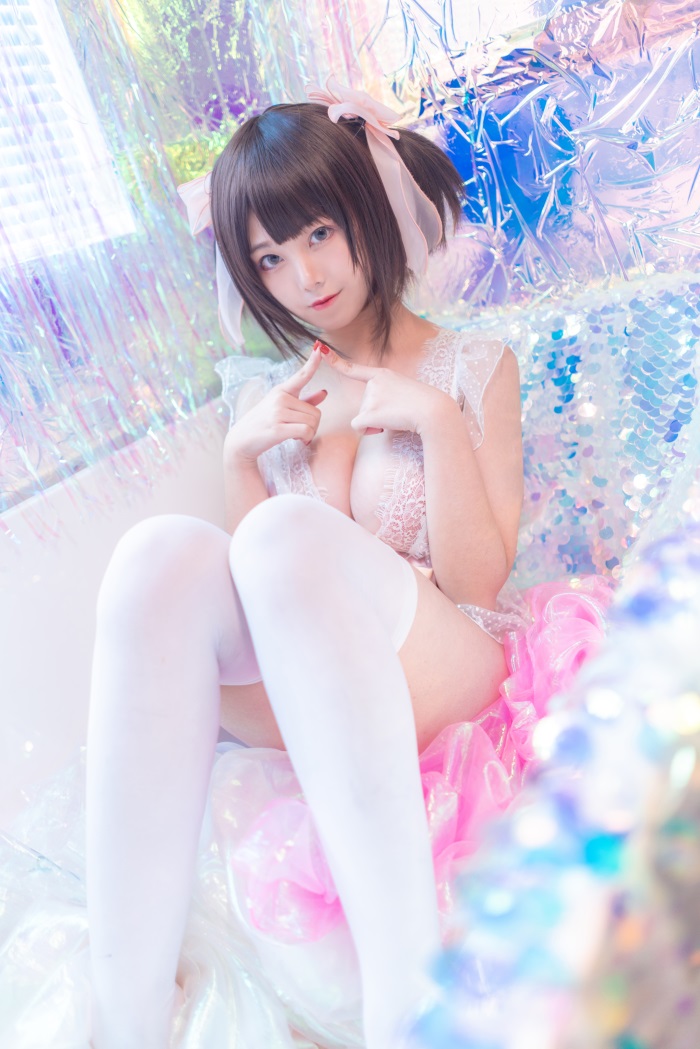 知名动漫博主@蜜汁猫裘 粉色私房 [14P/201MB]