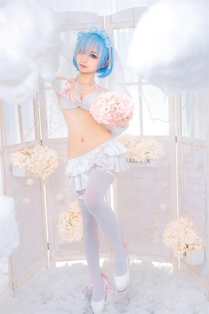 喵糖映画少女写真 VOL.029 白丝花嫁[43P/560MB]