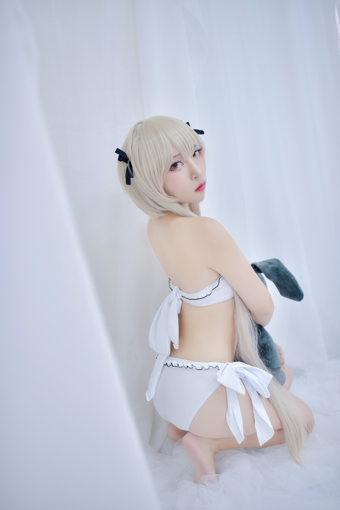 人气Coser动漫博主@二佐Nisa 穹妹泳衣 [54P/253MB]