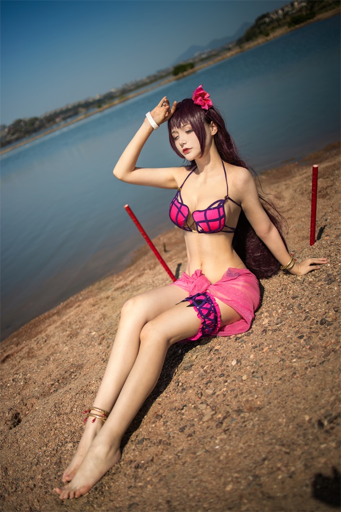 知名动漫博主@仙九Airi 斯卡哈水着 [15P/152MB]