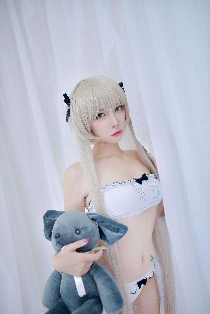 人气Coser动漫博主@二佐Nisa 穹妹泳衣 [54P/253MB]