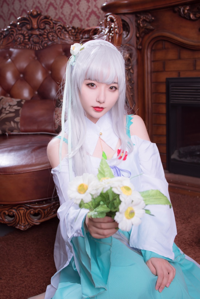 喵糖映画少女写真 VOL.052 白发小魔女[45P/954MB]