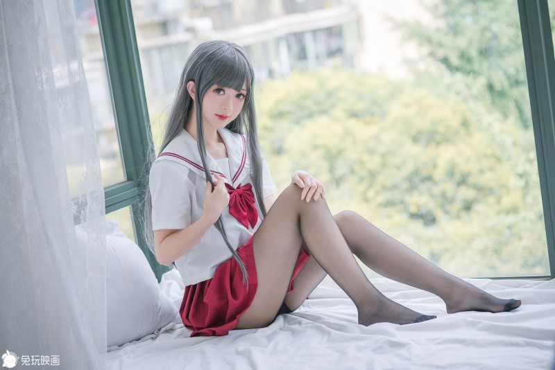 兔玩映画 VOL.024 甜美的黑丝短裙学姐 [40P/894MB]