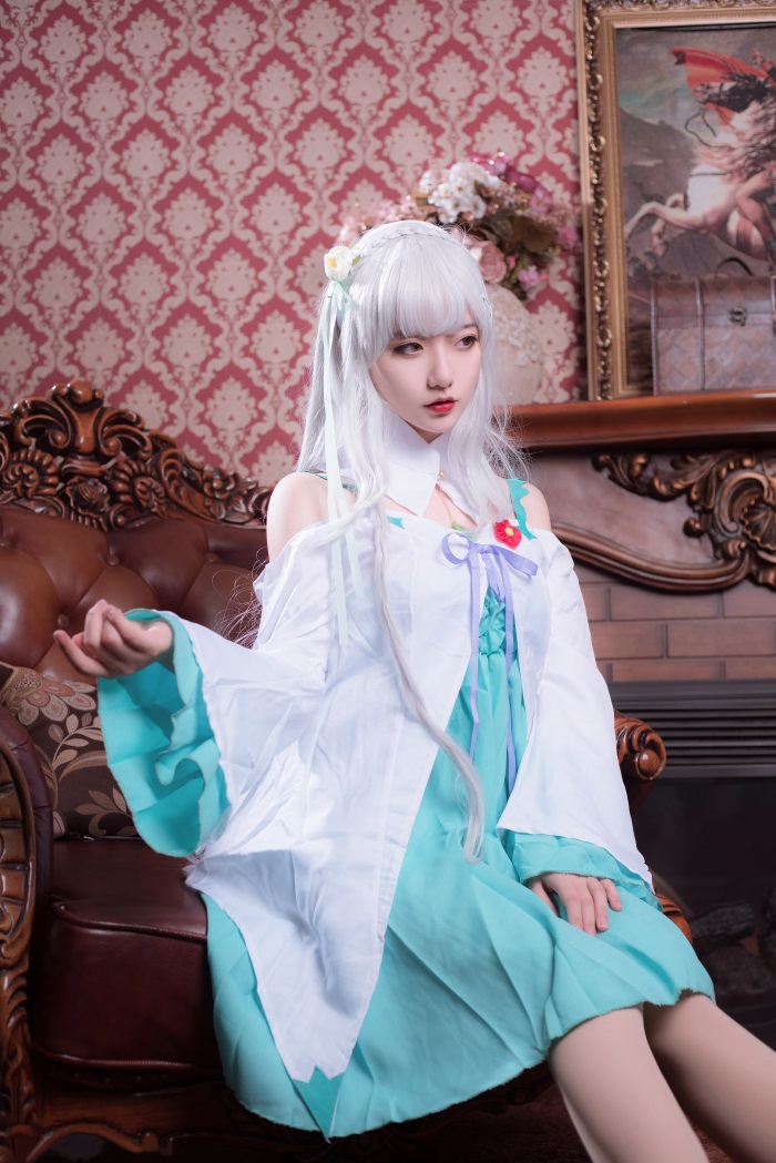 喵糖映画少女写真 VOL.052 白发小魔女[45P/954MB]