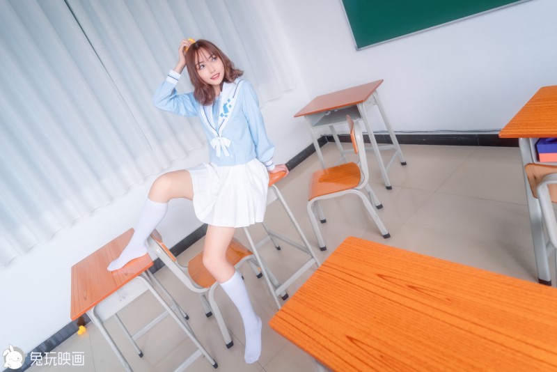 兔玩映画 VOL.031 元气白丝可爱学姐 [43P/605MB]