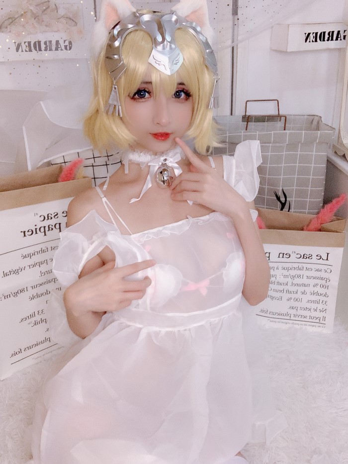 知名动漫Coser@rioko凉凉子 白贞德女仆 [17P/53MB]