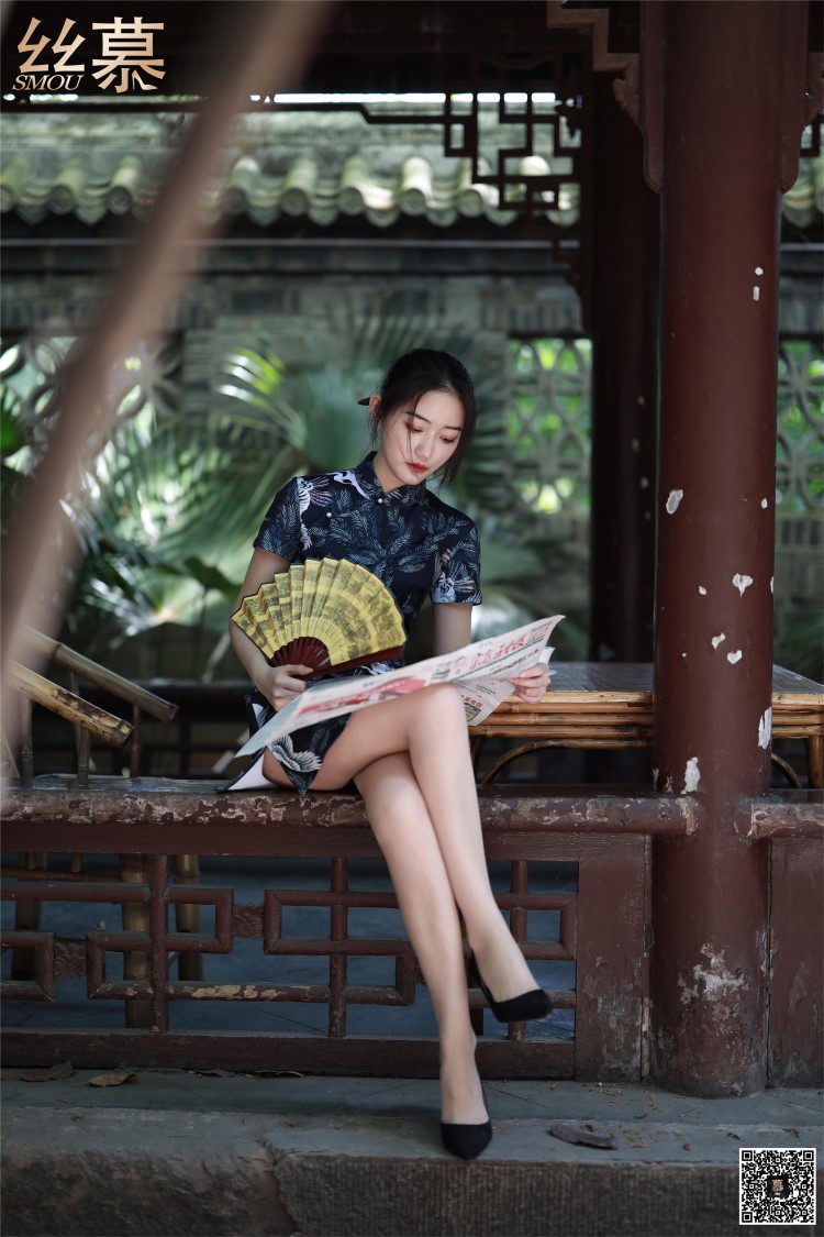 丝慕写真 SM271 天天一元 双双《成都系列01期–鹤鸣茶社》[70P/267MB]