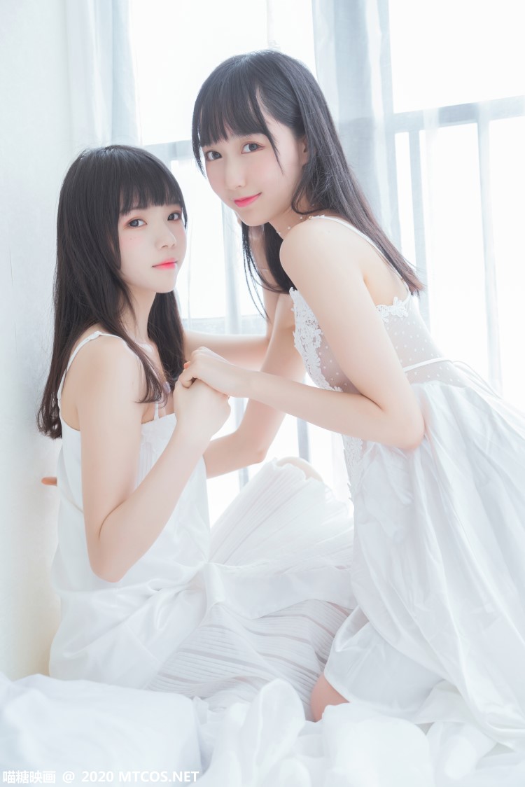 [喵糖映画]VOL.173 新娘与伴娘 姐妹花 [54P/929M]