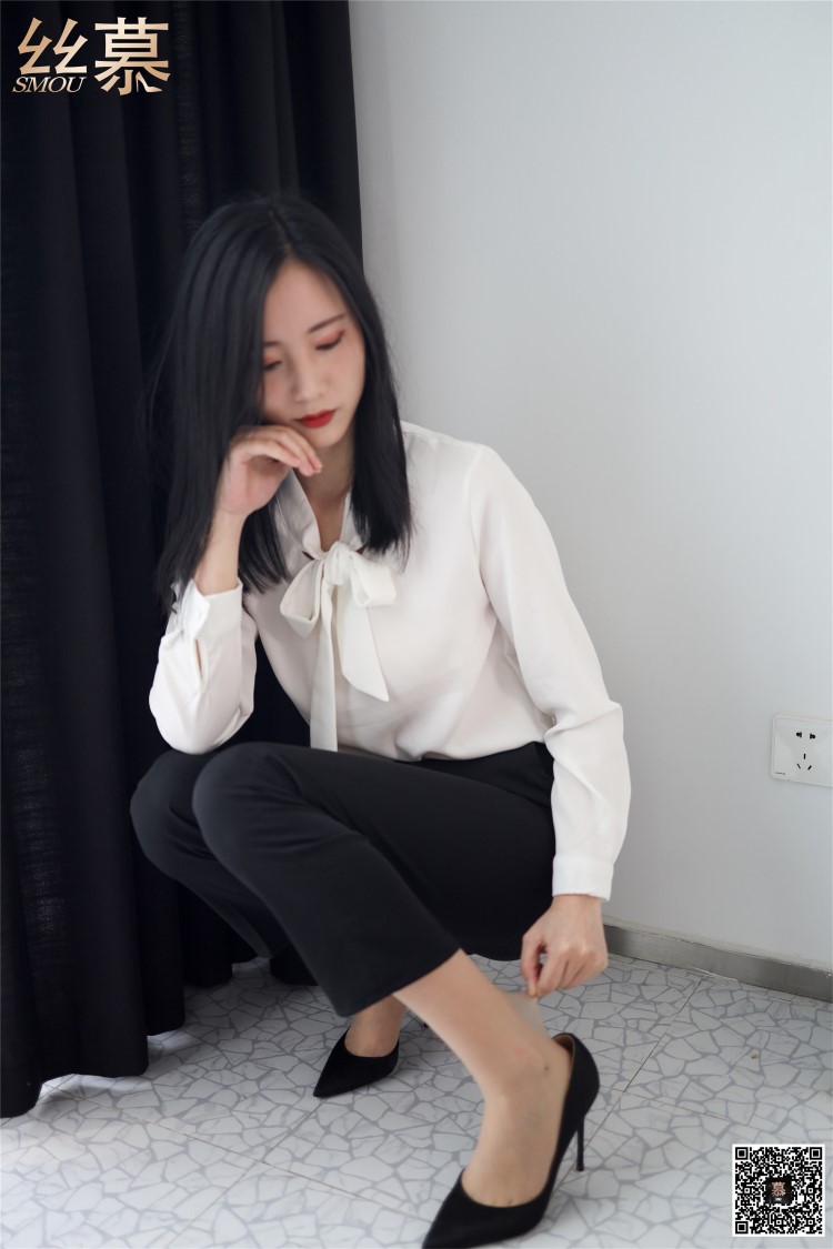 丝慕写真 SM282 天天一元 紫宁《格调西装裤》[79P/213MB]