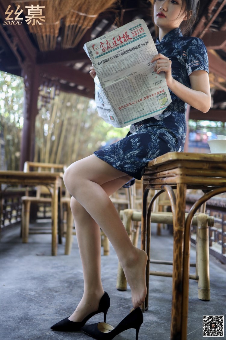 丝慕写真 SM271 天天一元 双双《成都系列01期–鹤鸣茶社》[70P/267MB]