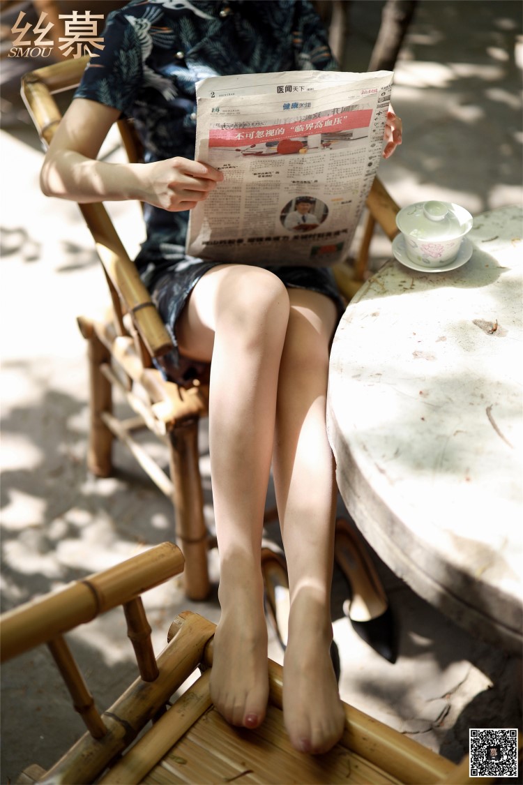 丝慕写真 SM271 天天一元 双双《成都系列01期–鹤鸣茶社》[70P/267MB]