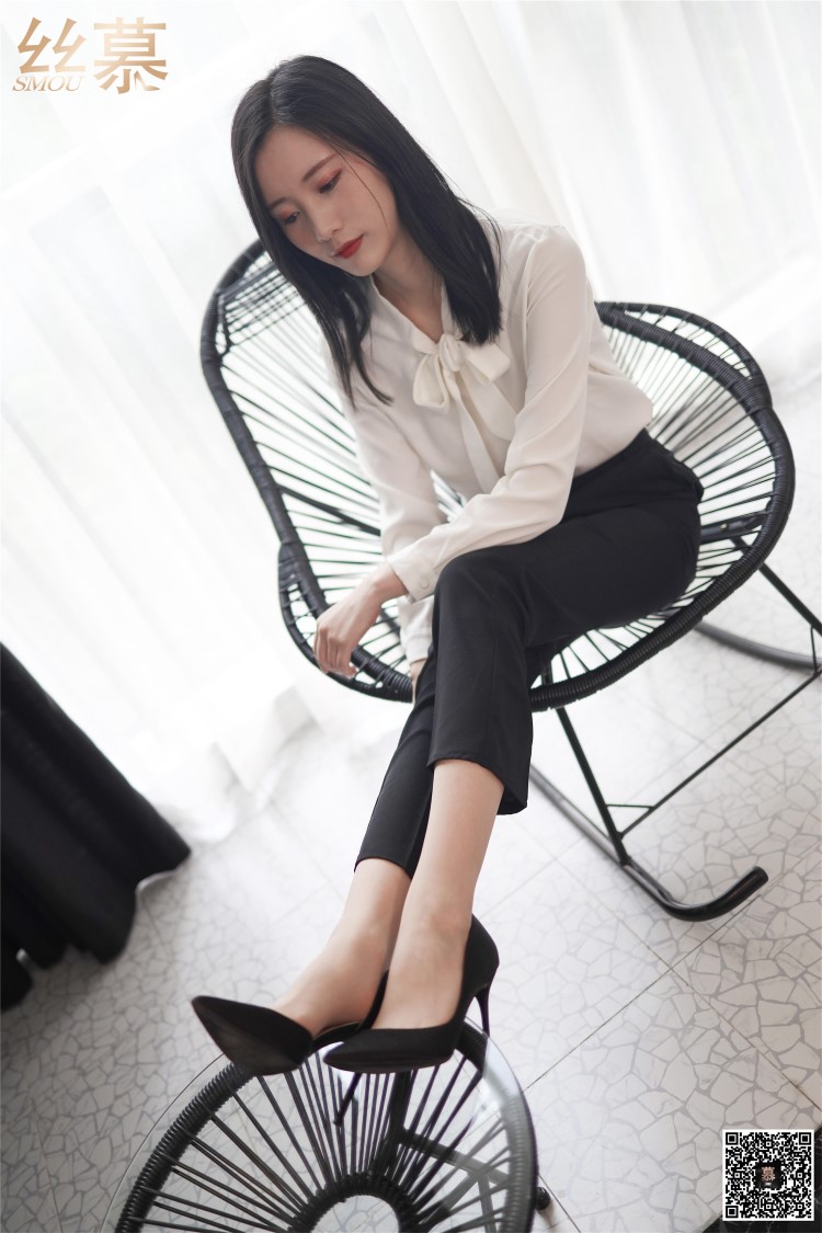 丝慕写真 SM282 天天一元 紫宁《格调西装裤》[79P/213MB]