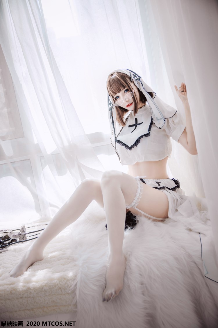 喵糖映画 VOL.131 白色修女[40P/540M]