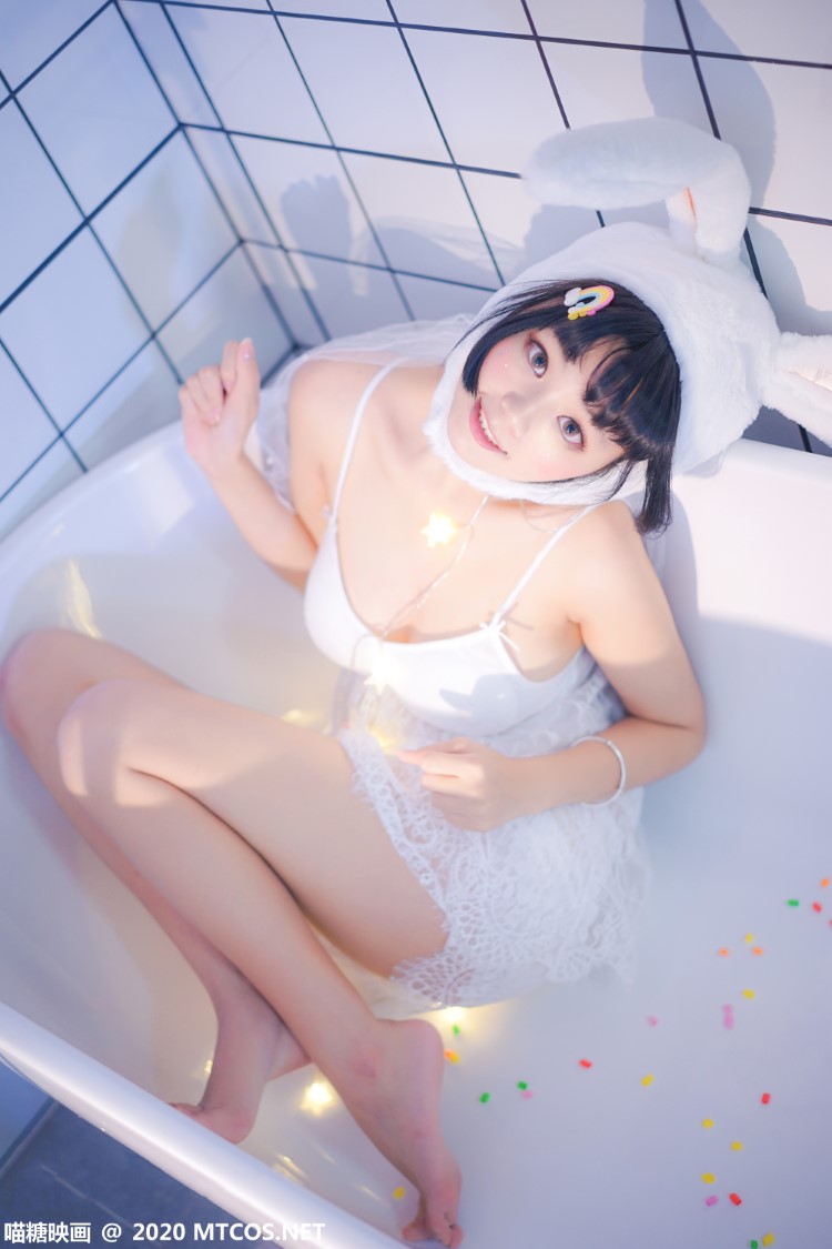 喵糖映画 VOL.255 浴缸里的兔子 [40P/558MB]