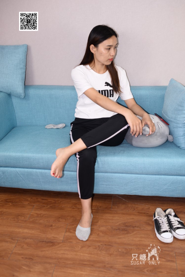 [只糖棉袜]NO.050 帆布鞋配黑色运动裤 [217P/988MB]