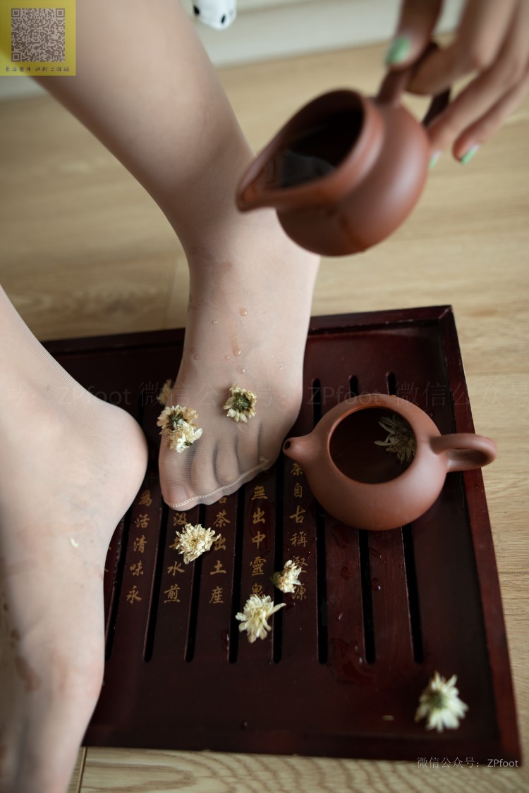 [LSS山茶摄影] NO.126 肉丝袜泡茶 [85P/231MB]