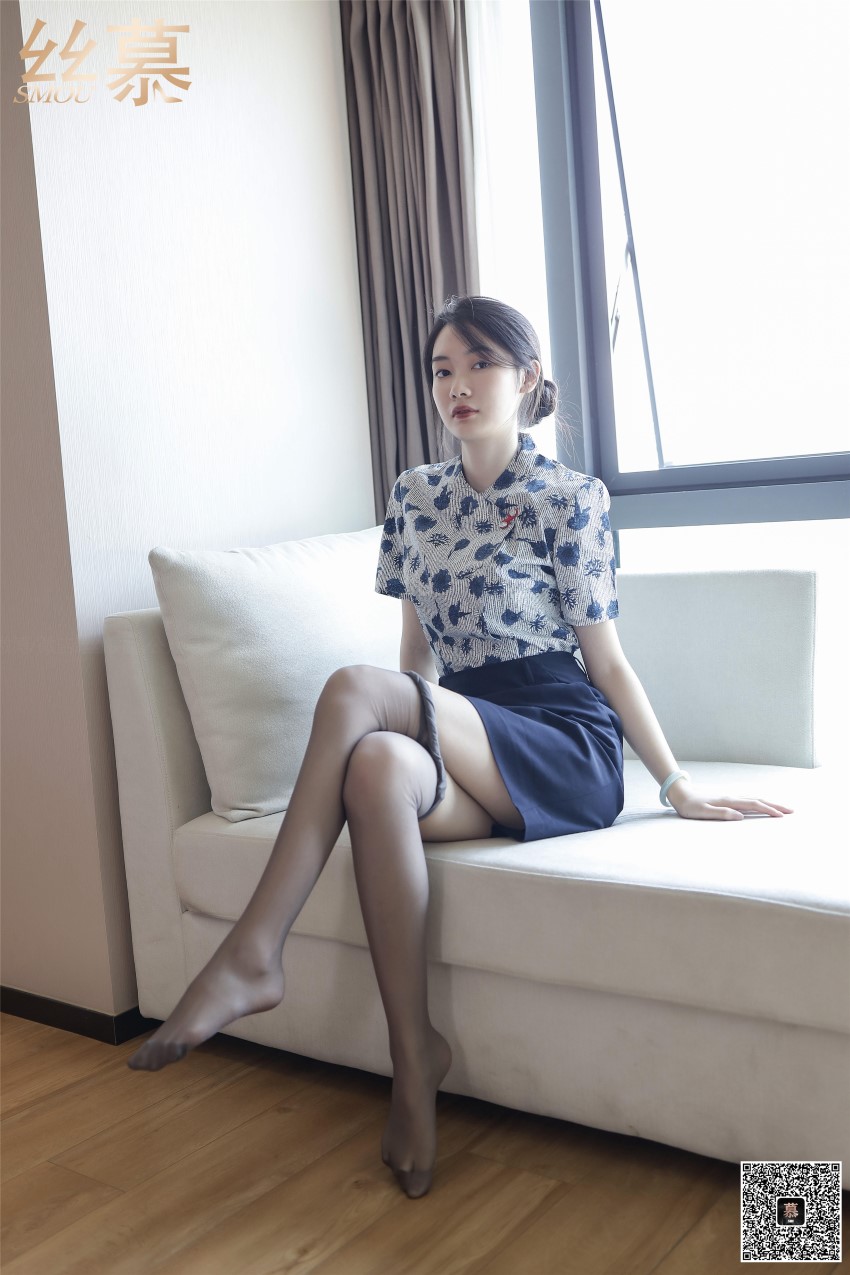 丝慕写真 SM363 天天一元 可儿《面试灰丝空乘》[65P/111MB]