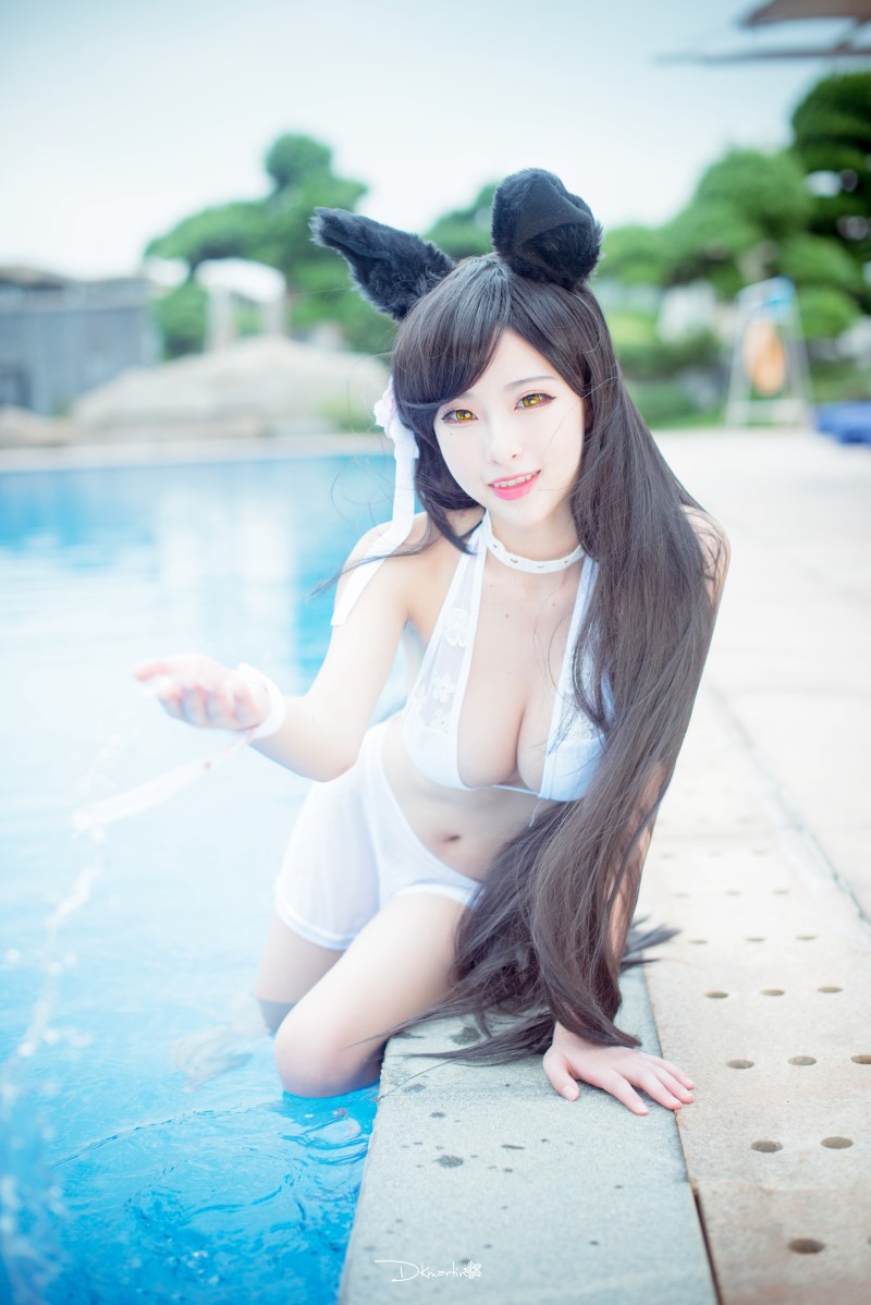 动漫博主@清水由乃 爱宕泳装Ver [25P/394M]