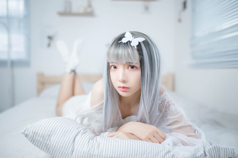 网红Coser@疯猫ss – 透明白纱 [33P/125MB]