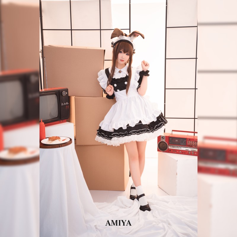 网红Coser@面饼仙儿 – 阿米驴女仆 [23P/209MB]