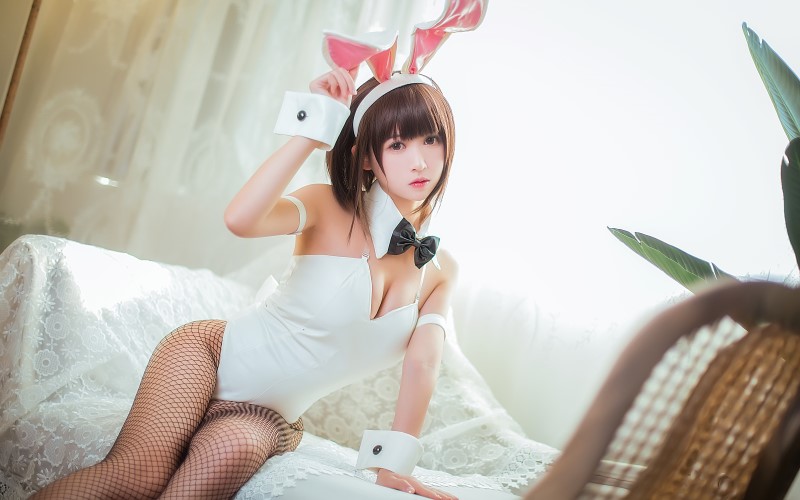 网红Coser@鳗鱼霏儿 – 圣人惠之兔女郎[10P/119MB]