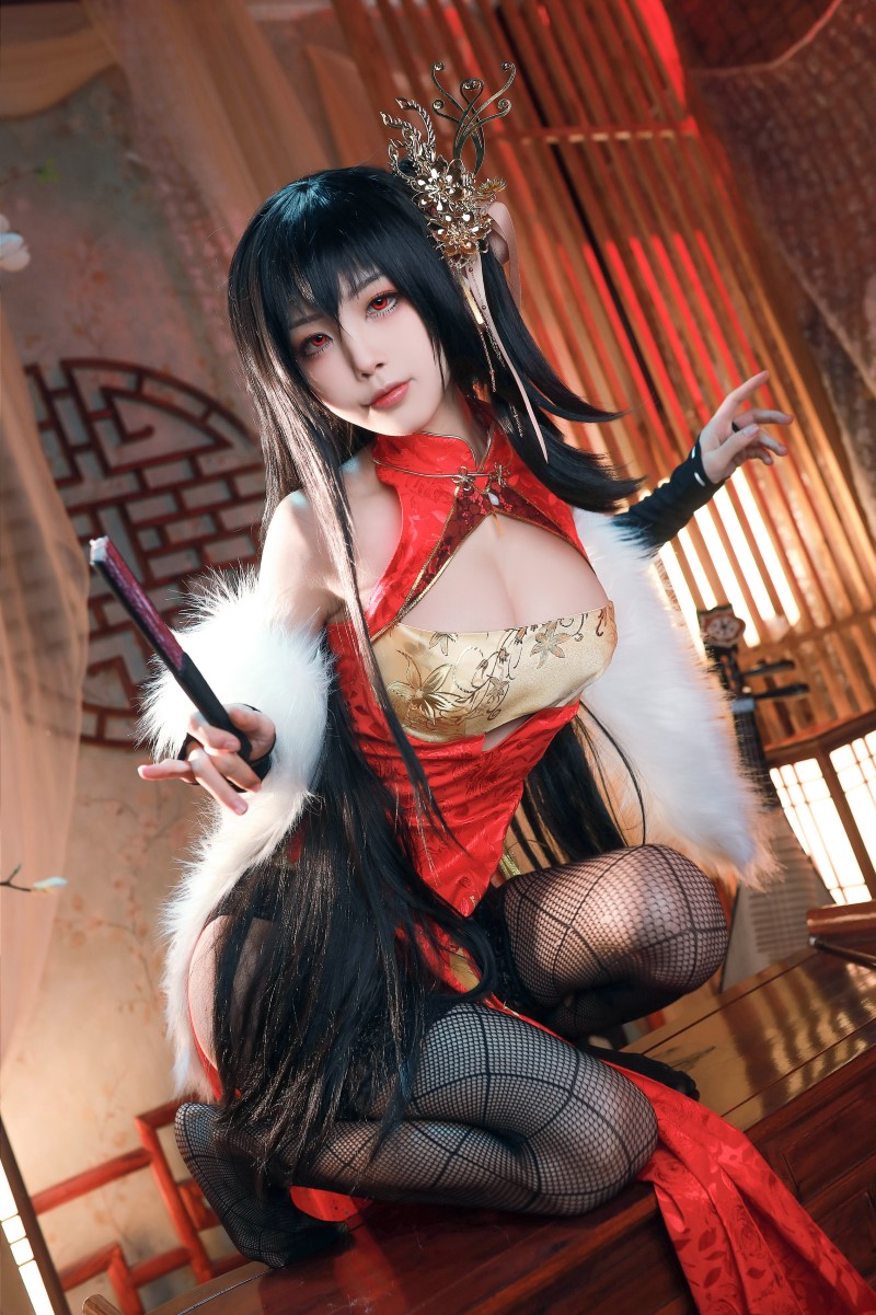 知名动漫博主@水淼aqua – 大凤旗袍 [40P/37M]