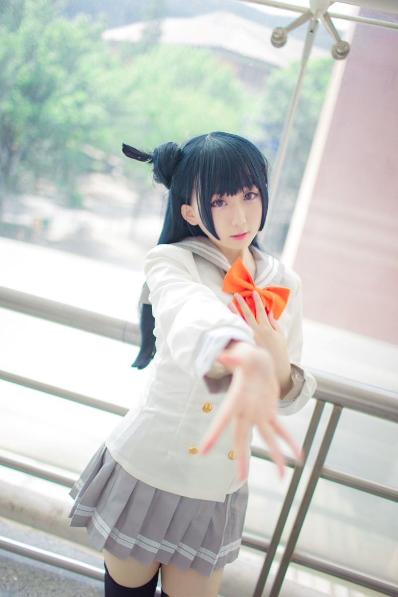 网红COS@浅野菌子 LoveLive_Sunshine 津岛善子 [24P/59MB]