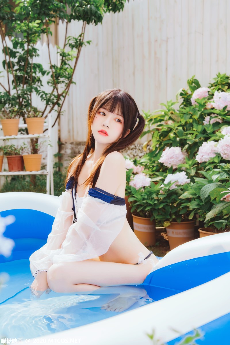 [喵糖映画]VOL.303 蓝色夏日 一丝清凉[20P/529MB]