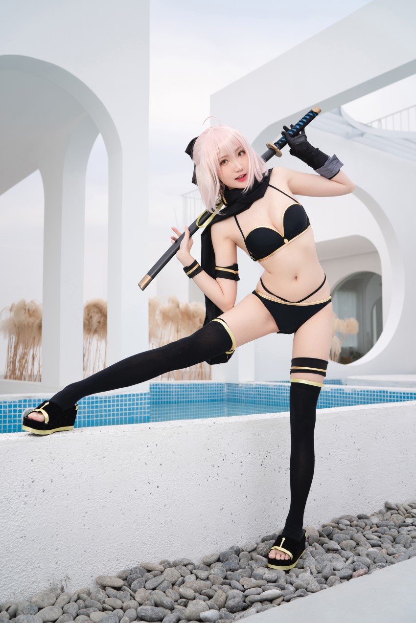 微博COS@瓜希酱 – 总司 水着[24P/107MB]