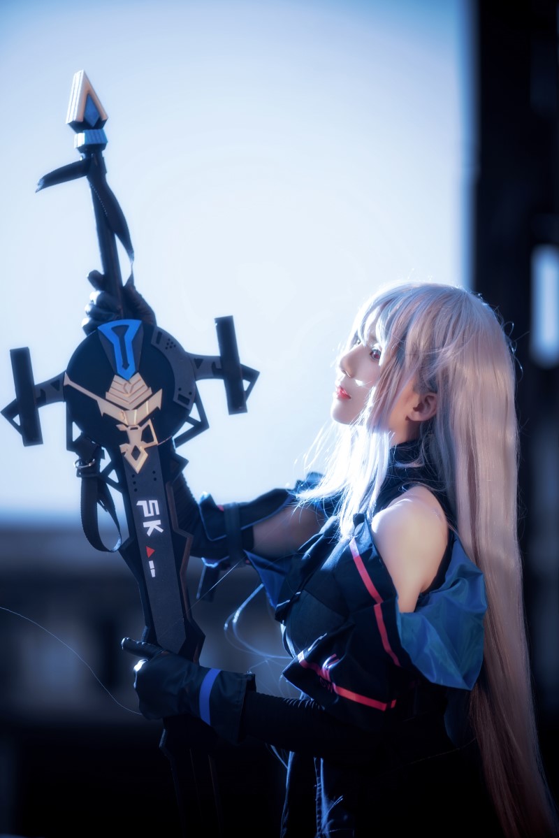 萝莉风COS 桜桃喵 – 斯卡蒂[15P/307MB]