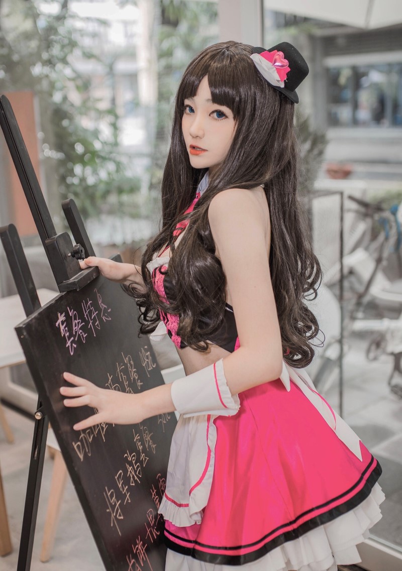 微博红人动漫Coser@南桃Momoko 南桃远坂凛女仆 [9P/12MB]