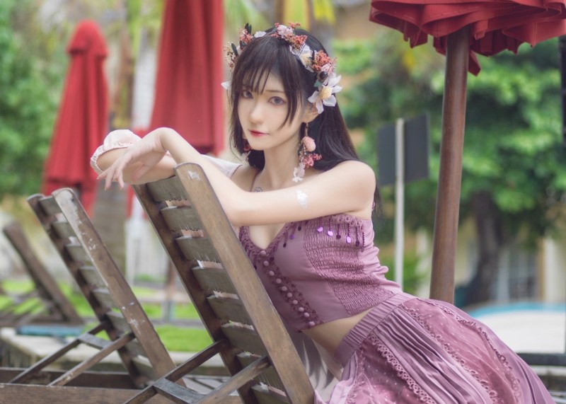 微博红人动漫Coser@南桃Momoko 紫日常[10P/22MB]