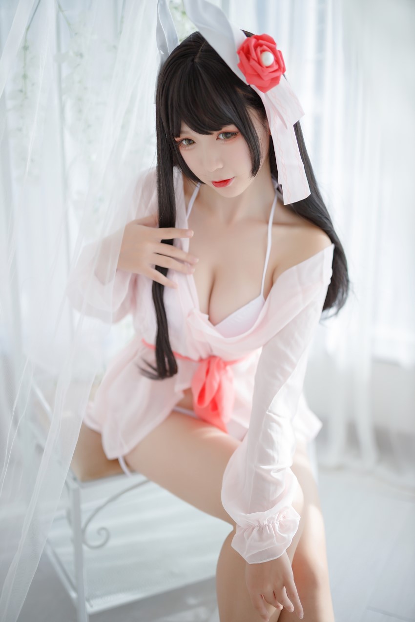 樱落酱w - 比叡睡衣[17P/83MB]