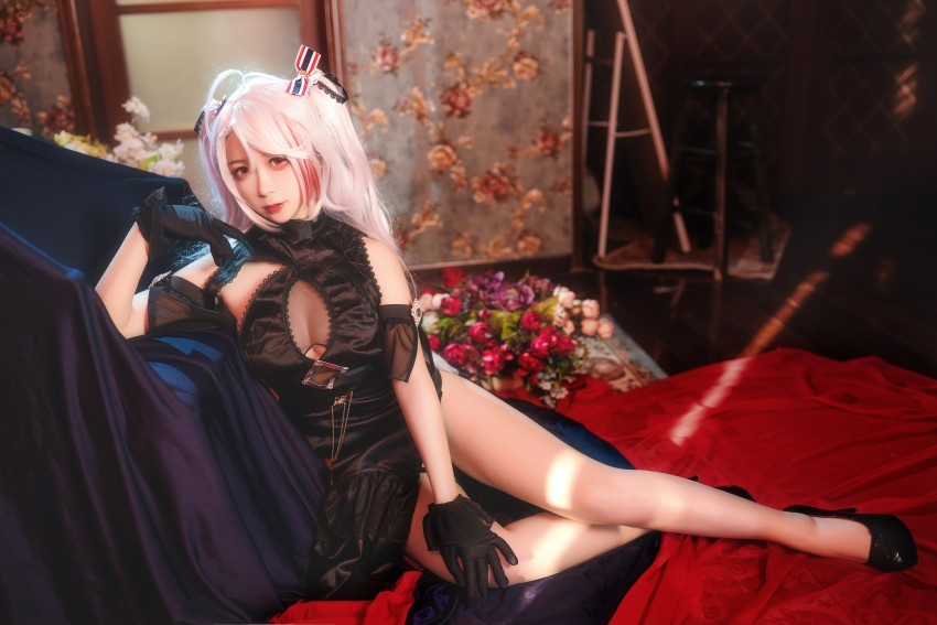 樱落酱w - 欧根礼服[12P/206MB]