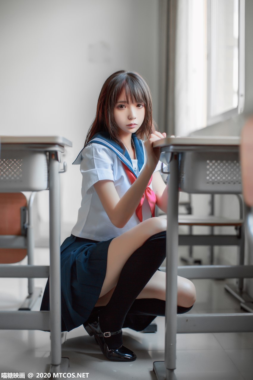 [喵糖映画]VOL.340 同桌的水手服 [33P/528MB]