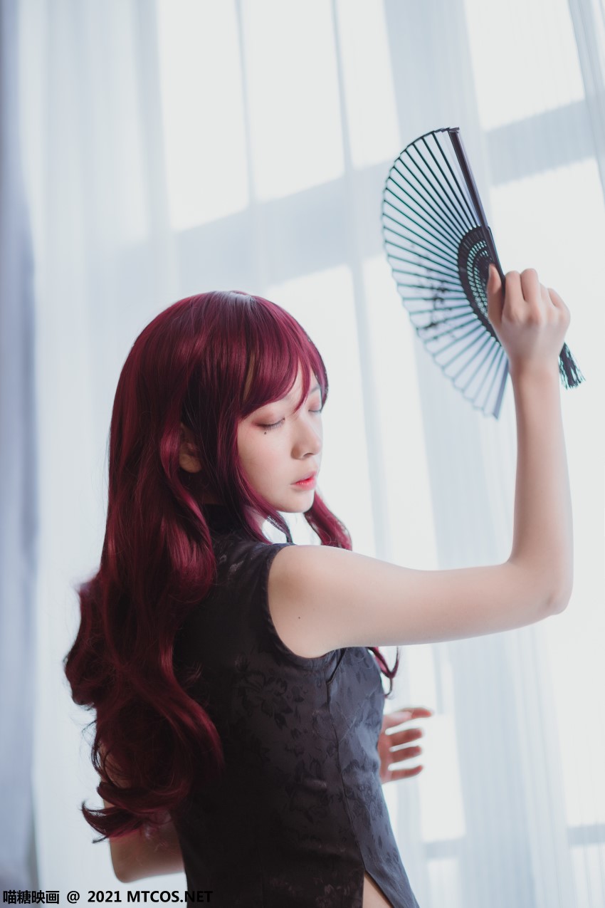 [喵糖映画]VOL.385 黑色旗袍 [20P/190MB]